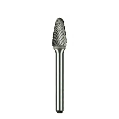 Dedeco Carbide Lathe Bur A-3/8, 3/8" Diameter, Tapered, Uncoated thumbnail 2