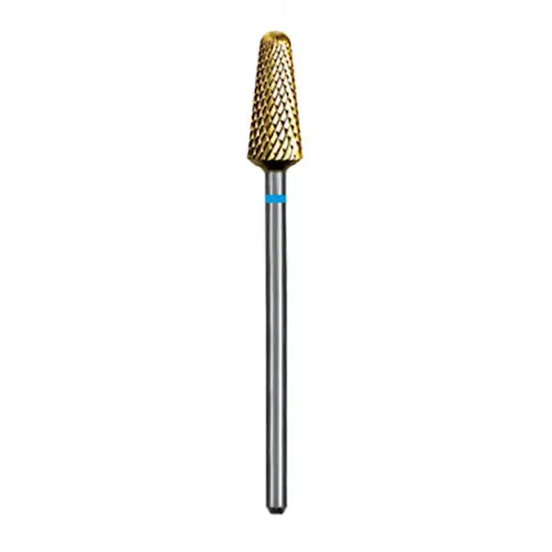 Dedeco Euro Goldies Carbide Bur, Regular Cross Cut, HP, Titanium Nitride Coated, 6.0 mm Diameter, G079E/060 thumbnail 2