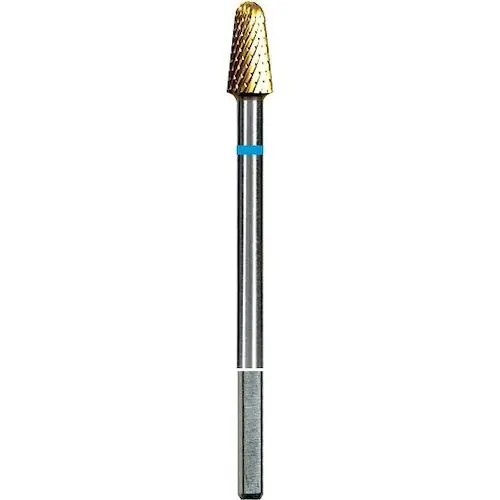 Dedeco Euro Goldies® Carbide Bur, Regular Cross Cut, Titanium Nitride Coated, HP (2.35mm Shank), 4.0mm Diameter, #G351E/040, 1/Pkg, 8364 thumbnail 2