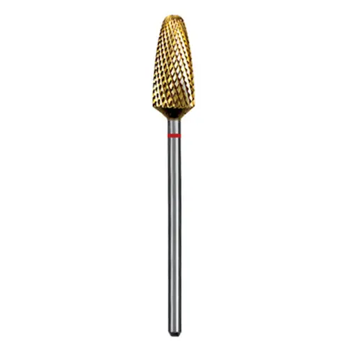 Dedeco Euro Goldies Carbide Bur, Fine Crosscut (EF), HP, #G251EF, 6.0 mm Diameter, Titanium Nitride Coated, 1/Pkg thumbnail 2