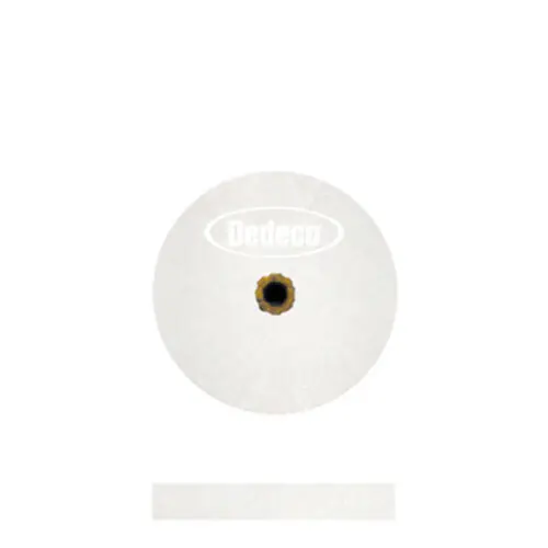 Dedeco Koolies No-Heat Grinding Wheels, White, Fine, Size 12, 5/8" x 3/32", 50/Box, 0842 thumbnail 2