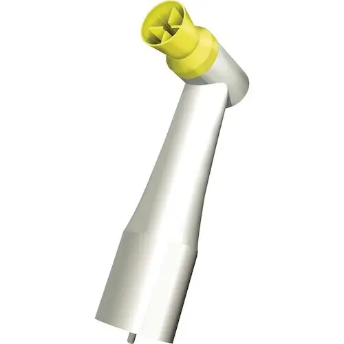 Waterpik Densco Disposable Prophy Angle, Firm Natural Rubber Cup, Yellow, 125/Box, 18150 thumbnail 2