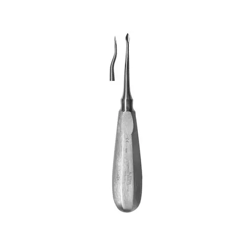 A. Titan Instruments #60B Spade Tip Angled Bone Preservation Elevator, 4mm Tip, Single End, Stainless Steel, 1/Pk thumbnail 3