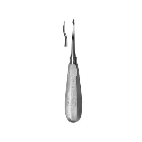 A. Titan Instruments #60U Spade Tip Bone Preservation Elevator, Back Action, 4 mm Tip, Single End, 1/Pk thumbnail 2