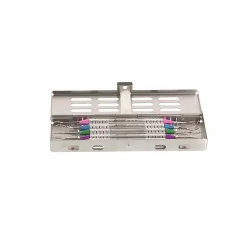 A. Titan Instruments Titanium Implant Scaler Kit (K1800) with Sterilization Cassette, 6 Instruments thumbnail 2