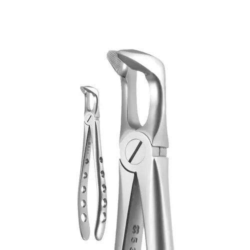 A. Titan Instruments X-TRAC Lower Universal Extraction Forceps, Size 7990, Serrated Narrow Beaks, Stainless Steel, 1/Pk thumbnail 2