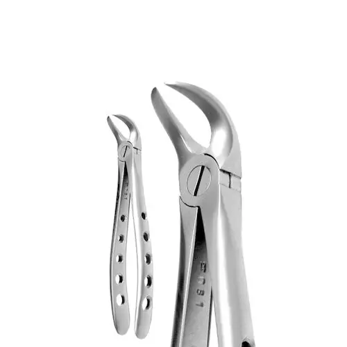 A Titan Instruments X-Trac Extracting Forceps, Lower Cowhorn, Size 2300, Stainless Steel, 1 Each thumbnail 4