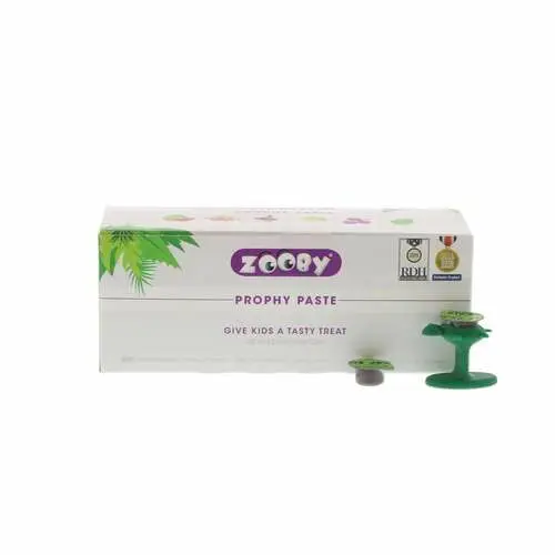 Zooby Prophy Paste, Chocolate Chow, Medium Grit, 1.23% Fluoride, 100 Unit Dose Cups, 604110 thumbnail 8