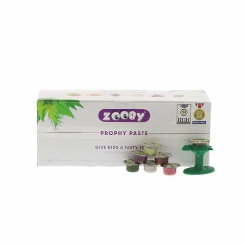 Zooby Prophy Paste Animal Pack, Fine Grit, Assorted Flavors, 100 Unit-Dose Cups, 600210 thumbnail 8