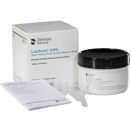 Lucitone HIPA Pourable Denture Base Acrylic Powder, Original Opaque, 500g, 905952 thumbnail 9