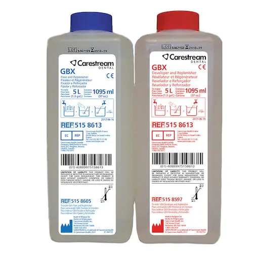 Carestream GBX Developer & Fixer Replenisher Twin Pack, 2 x 37 oz (Makes 5L Each), 5158613 thumbnail 6