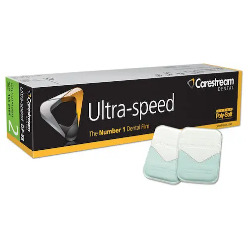 Carestream Ultra-Speed DF-57 Dental X-Ray Film, Size 2, Double Film, Paper Packets, 150/Box, 1491752 thumbnail 6