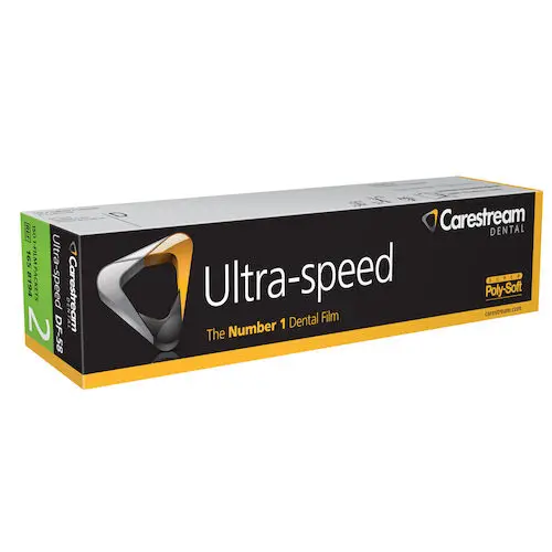 Carestream Dental Ultra-Speed DF-58 #2 Super Poly-Soft Intraoral X-Ray Film, D-Speed, Single Film Packets, 150/Box, 1658194 thumbnail 7