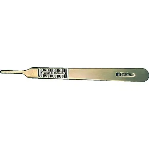 Hu-Friedy Scalpel Handle No. 3, Bard-Parker Style with Metric Ruler, Stainless Steel, 1 Each, 10-130-03 thumbnail 5