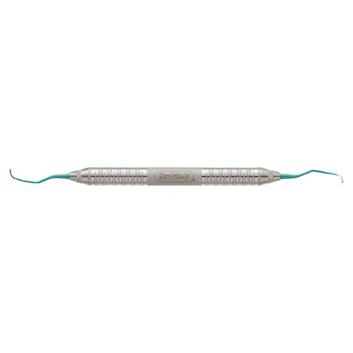 Hu-Friedy Titanium Implant Scaler, Langer 1/2, Double-Ended, Teal Anodized, IMPLG1/2T thumbnail 4