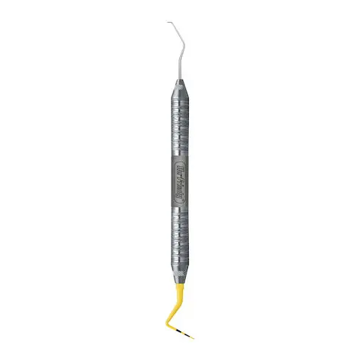 Hu-Friedy Colorvue Expro 17 Double-Ended Explorer/Probe Handle, #6 Satin Steel, XP17/PH6 thumbnail 2