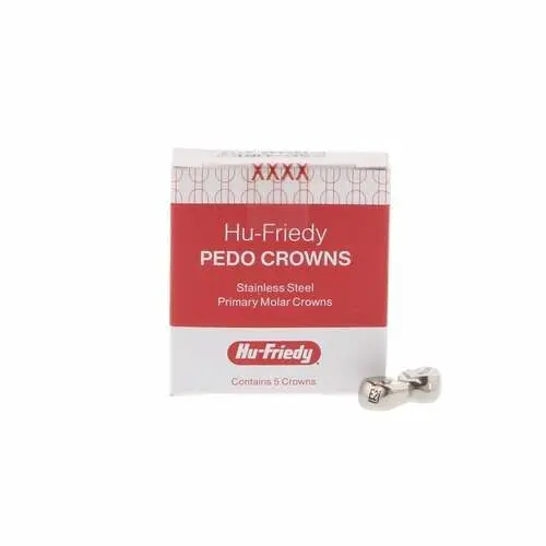 Hu-Friedy Stainless Steel Primary Molar Crown, Upper Right 2nd Primary (Size E2), Refill 5/Pack, SSC-URE2 thumbnail 7