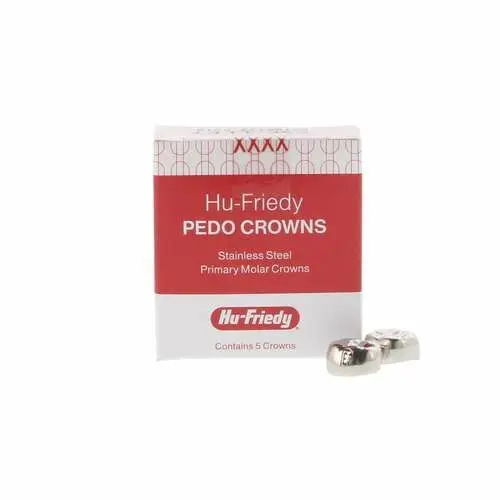 Hu-Friedy Stainless Steel Primary Molar Crown, Lower Left 2nd Primary #7 (E7), Refill Box of 5, SSC-LLE7 thumbnail 7