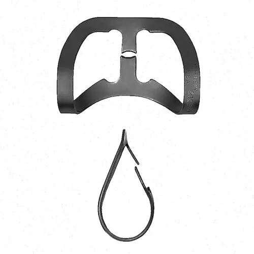 Hu-Friedy Black Line Rubber Dam Clamp #212SA, Wingless, Odd Shaped Anterior, RDCM212SAX thumbnail 3