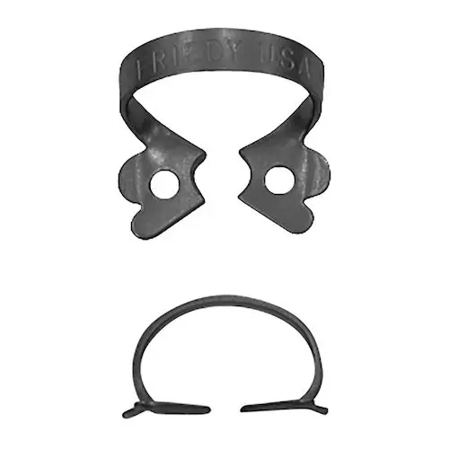 Hu-Friedy Black Line Rubber Dam Clamp #209, Winged, Lower Molar, RDCM209X thumbnail 3