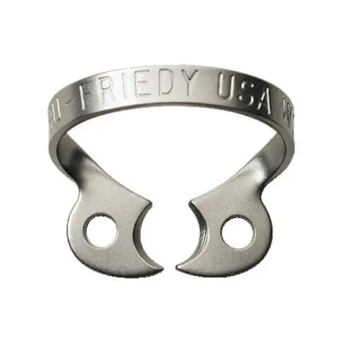 Hu-Friedy Satin Steel Rubber Dam Clamp, #W2, Wingless, Premolars, 1/Pk, RDCMW2 thumbnail 4