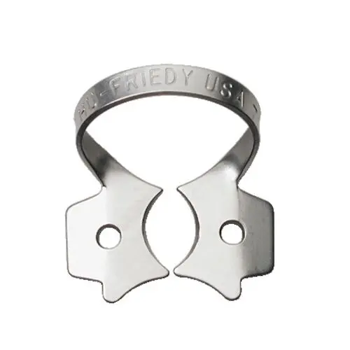 Hu-Friedy Satin Steel Rubber Dam Clamp, #7, Winged, Lower Molars, 1/Pk, RDCM7 thumbnail 4