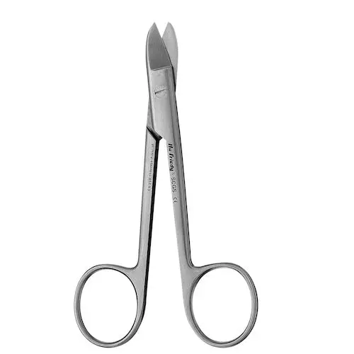 Hu-Friedy Crown & Gold Scissors, Straight, 4.75" (12 cm), SCGS thumbnail 3