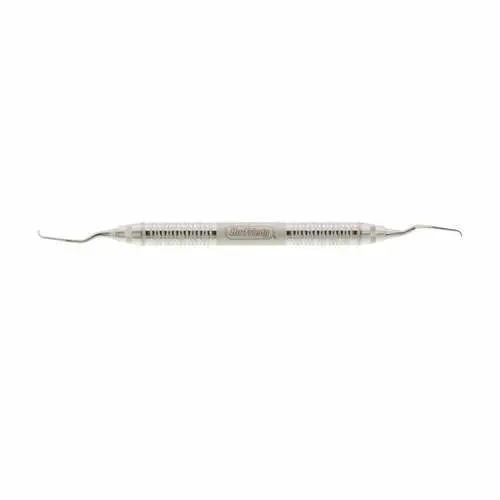 Hu-Friedy Mini-Five Gracey Curette 11/12 Rigid, Double-End, #6 Satin Steel Handle, SAS11/12R6 thumbnail 2