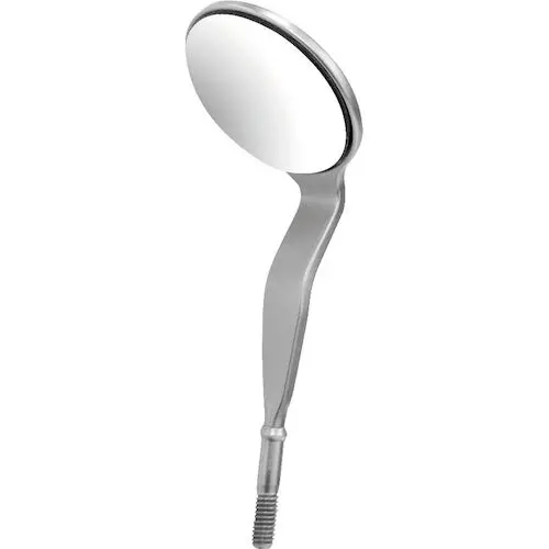 Hu-Friedy Cone Socket Front Surface Mouth Mirror, Double-Sided, #5 Rhodium-Coated, 24 mm, 3/Pk, MIR5DS/3 thumbnail 8