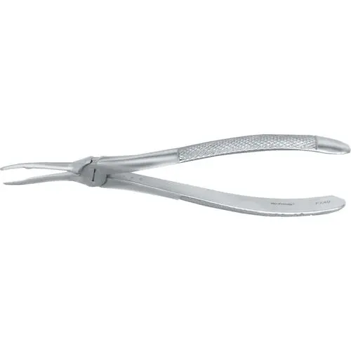 Hu-Friedy #49 European Style Root Forceps, Serrated, Upper Roots, Stainless Steel, FX49 thumbnail 2