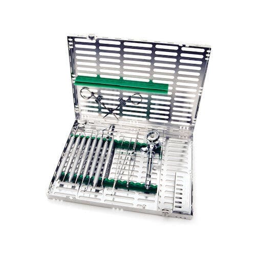 Hu-Friedy IMS Signature Series Cassette, 16-Instrument, Large, Green, with Accessory Area, 1/Pk, IM4169 thumbnail 4