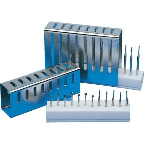 Hu-Friedy IMS Bur Cushion with Short Lid, Holds 12 Burs, Silver, Autoclavable, IMS-1372S thumbnail 9