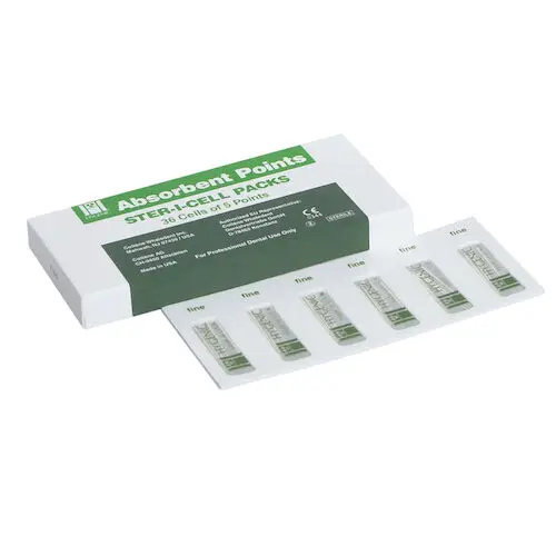 Hygenic Ster-I-Cell Absorbent Paper Points, Medium, Conventional .02 Taper, 180/Box, H03204 thumbnail 11
