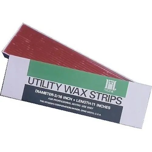 Coltene Hygenic Square Wax Ropes, White, 3/16" x 11", 44/Box, H00820 thumbnail 8
