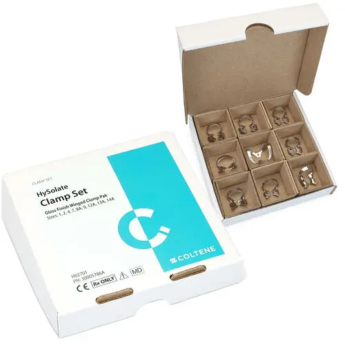 Hygenic System-9 Clamp-Pak Winged Rubber Dam Clamp Kit, 9 Clamps (Sizes #1, #2, #4, #7, #8A, #9, #12A, #13A, #14A), H02701 thumbnail 9