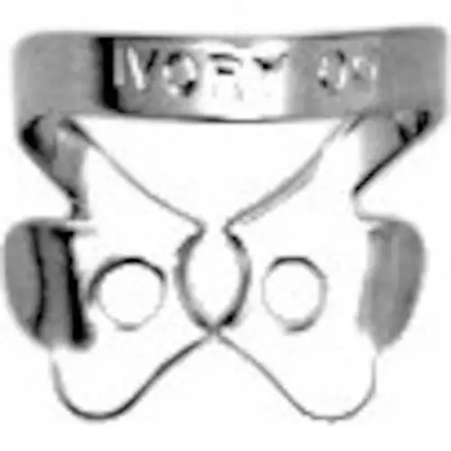 Hygenic Rubber Dam Clamp, #00, Winged, Gloss Finish, Upper & Lower Premolar/Anterior, 1/Pk, H02762 thumbnail 8