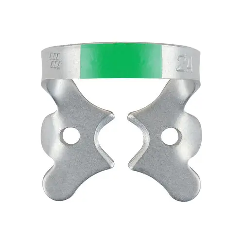 Hygenic Fiesta Color-Coded Rubber Dam Clamp, #2A, Winged, Green, 1/Pk, H09958 thumbnail 4