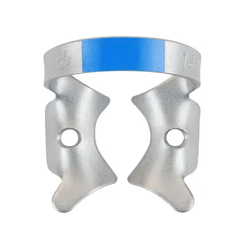 Hygenic Fiesta Rubber Dam Clamp, #14A, Winged, Color-Coded Blue, Matte Finish, H09965 thumbnail 8