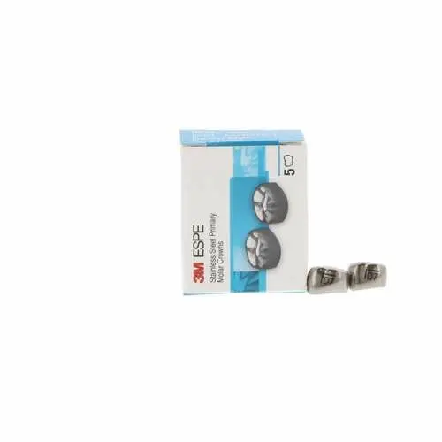 3M™ ESPE™ Stainless Steel Primary Molar Crowns, Size 7, Lower Left First Primary Molar, D-LL-7, Box of 5 thumbnail 2