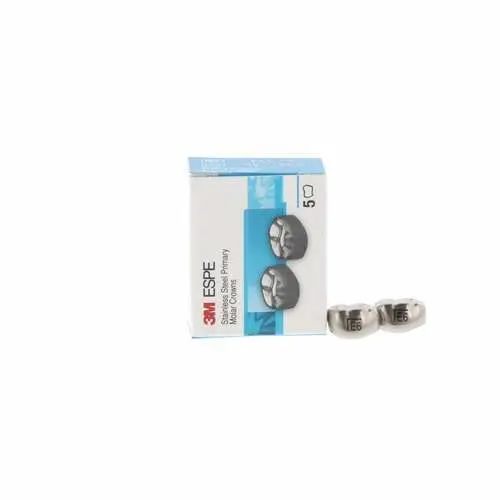 3M™ ESPE™ Stainless Steel Primary Molar Crown, Size ELL6 (Lower Left Second Primary Molar), Box of 5 thumbnail 9