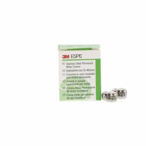 3M™ ESPE™ Stainless Steel Permanent Molar Crown, Size 6LR2 (Lower Right First Permanent Molar, Size 2), Box of 5 thumbnail 13