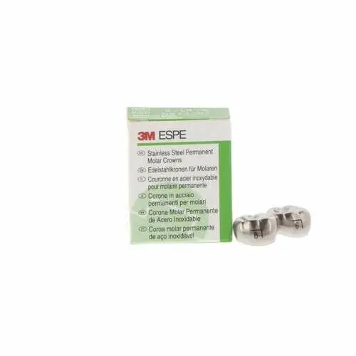 3M™ ESPE™ Ion Ni-Chro Stainless Steel Permanent Molar Crown, Size 6LR6, Lower Right First Permanent Molar, 5/Box thumbnail 13