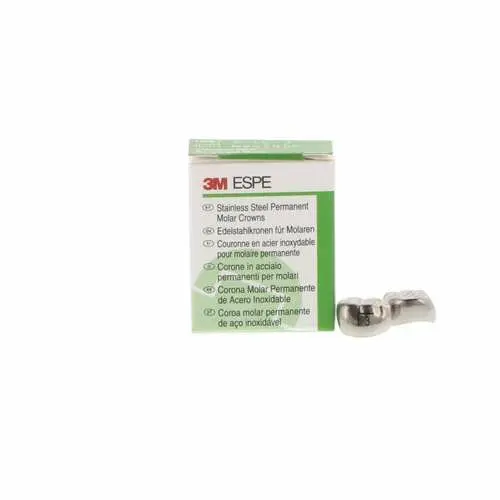 3M™ ESPE™ Stainless Steel Permanent Molar Crown, Size 6LL3 (Lower Left First Permanent Molar, Size 3), Box of 5, 6-LL-3 thumbnail 13