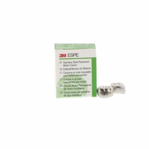 3M™ ESPE™ Stainless Steel Permanent Molar Crown, Size 6LL5, Lower Left First Permanent Molar, 5/Box thumbnail 12