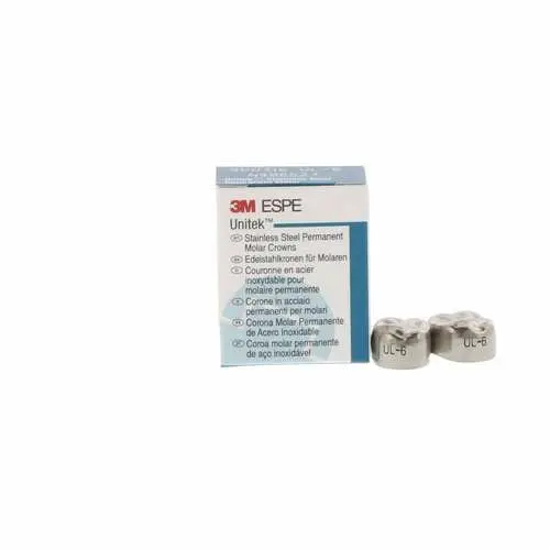 3M Unitek Stainless Steel Permanent Molar Crown, Upper Left First Permanent Molar, Size 6 (UL6), 5/Box, 900316 thumbnail 9