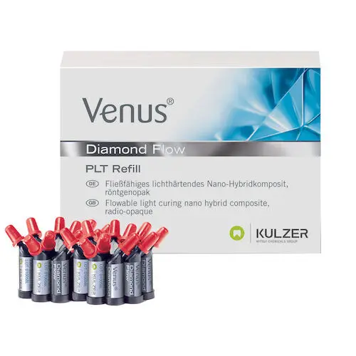 Venus Diamond Flow Flowable Composite, Light-Cure, PLT Refill, 0.2 g, Shade A1, 20/Pk, 66040368 thumbnail 9