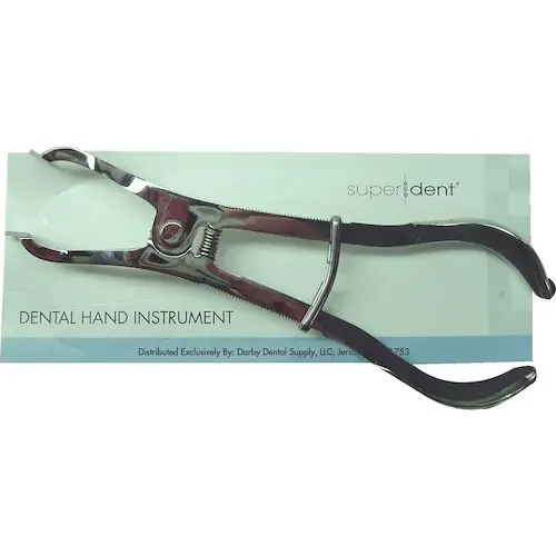 Kulzer Ivory Rubber Dam Clamp Forceps, Stainless Steel, 50057220 thumbnail 4