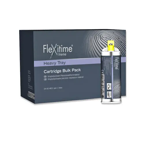 Flexitime Xtreme 2 VPS Impression Material, Heavy Tray, 50 ml Cartridges, Wild Berry, Bulk Pack of 12 with 36 Mixing Tips, 66044884 thumbnail 14