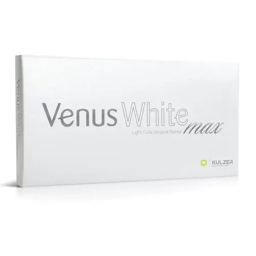 Venus White Max In-Office 38% Hydrogen Peroxide Light Cure Gingival Barrier, 4 x 1.2 ml Syringes, 8 Black Mini Tips, 40005202 thumbnail 4