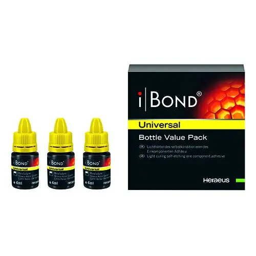 Kulzer iBOND Universal Light-Curing Adhesive, Bottle Value Pack, 3 x 4 mL, 66061412 thumbnail 17